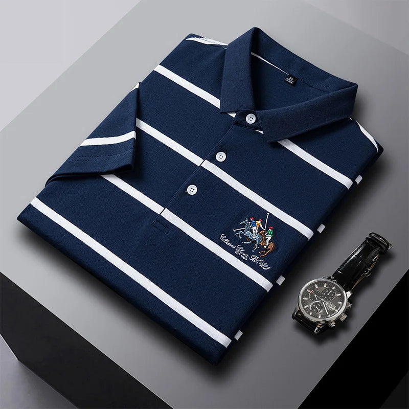 De Erling™ Luxe Gestreepte Polo