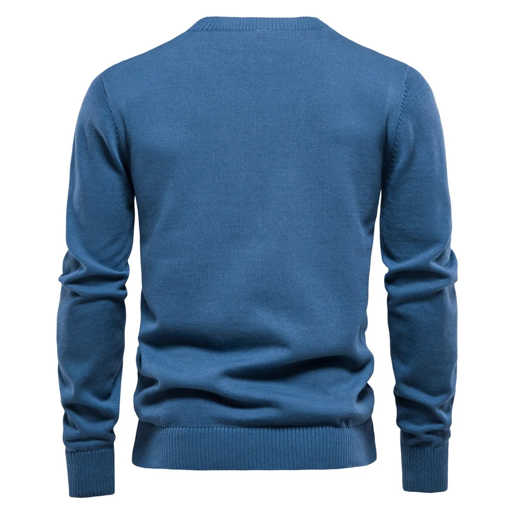 Bram™ - Casual Henley Trui Voor Heren