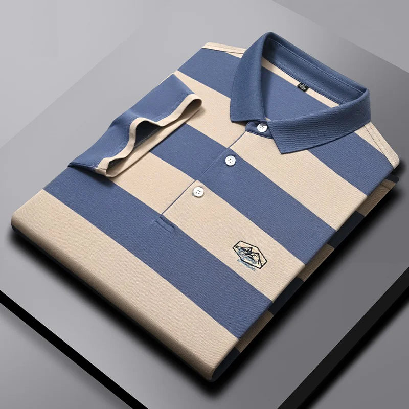 De Vidar™ Luxe Gestreepte Polo