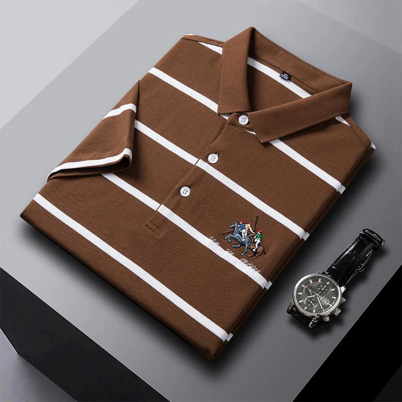 De Erling™ Luxe Gestreepte Polo