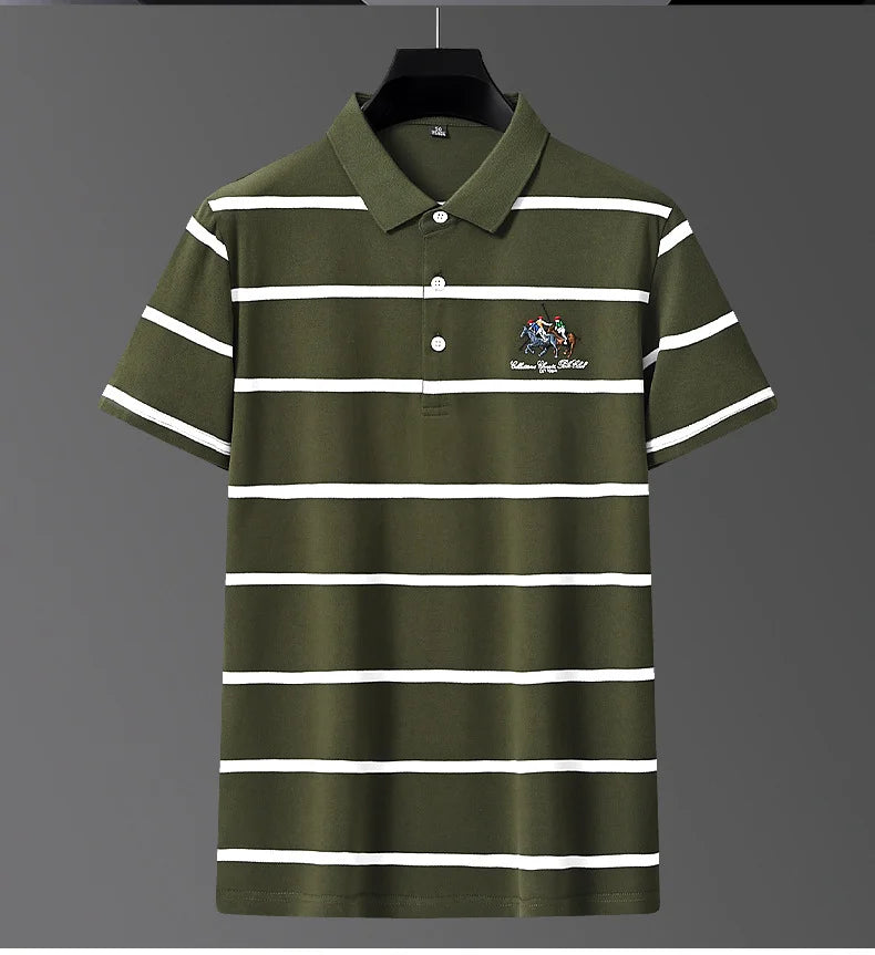 De Erling™ Luxe Gestreepte Polo