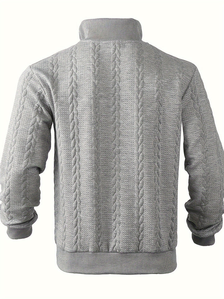 Rafael – Vintage Herensweater met Rits